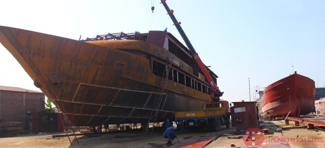 Thép Tấm SS400 đóng tàu