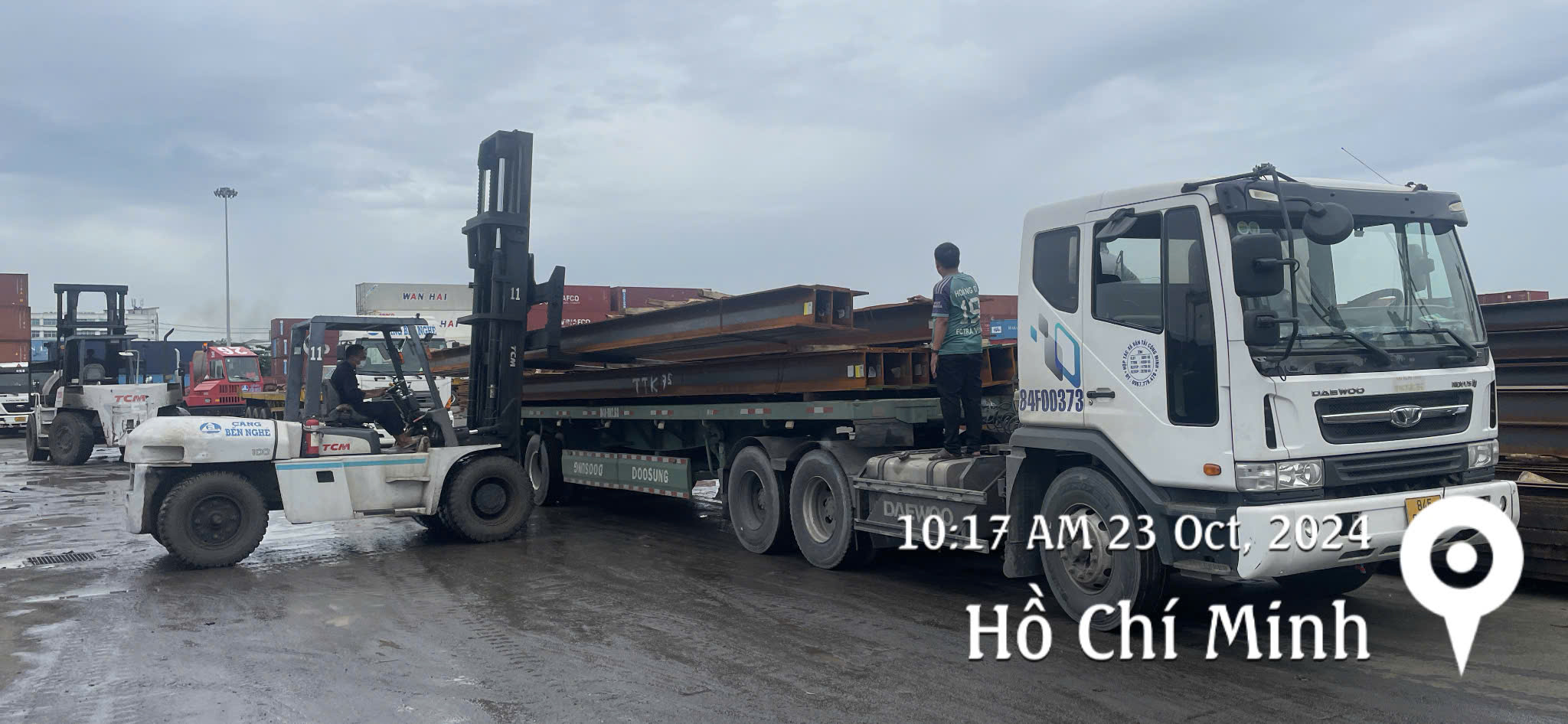 Thép hình H350 giao hàng này 23/10